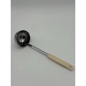 Vintage KOCO Japan Metal Ladle Cream Handle Mid Century Kitchen‎ Utensil